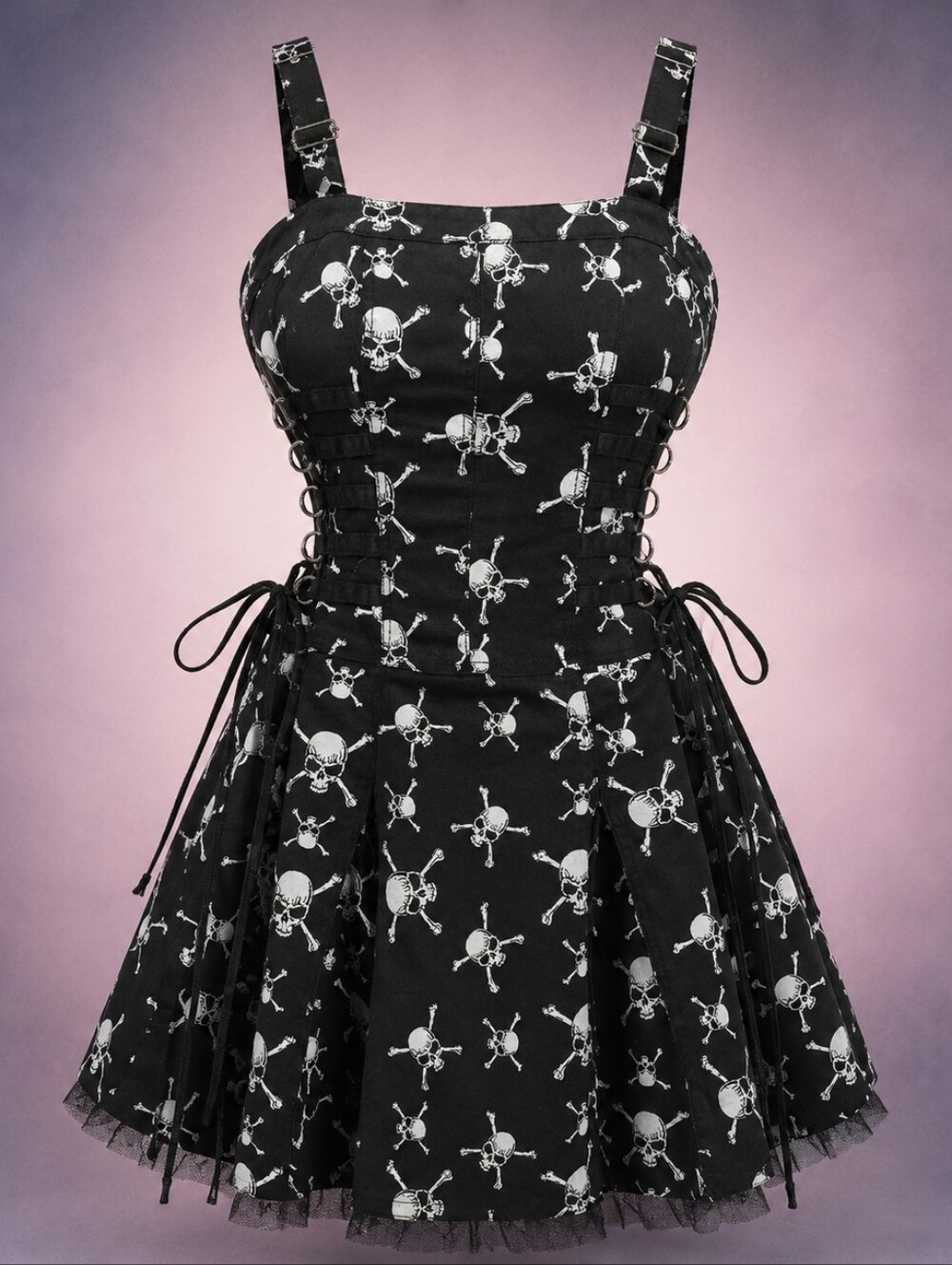 TRIPP NYC Skull Dress L XL Goth Punk